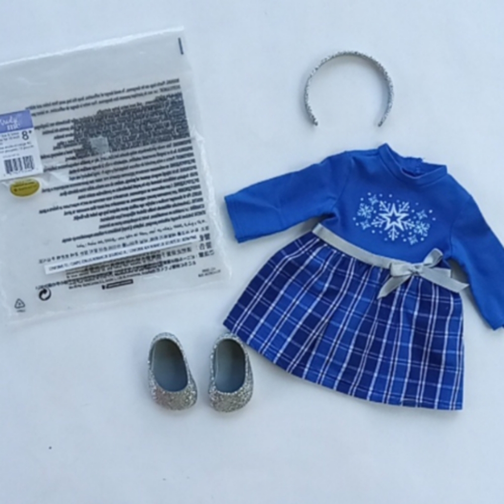 American Girl Stars & Snow Dress
